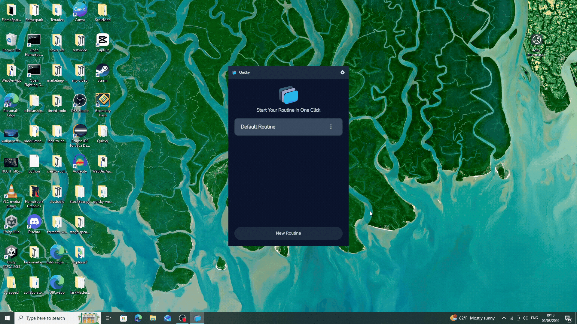 Preview of Quicky in use